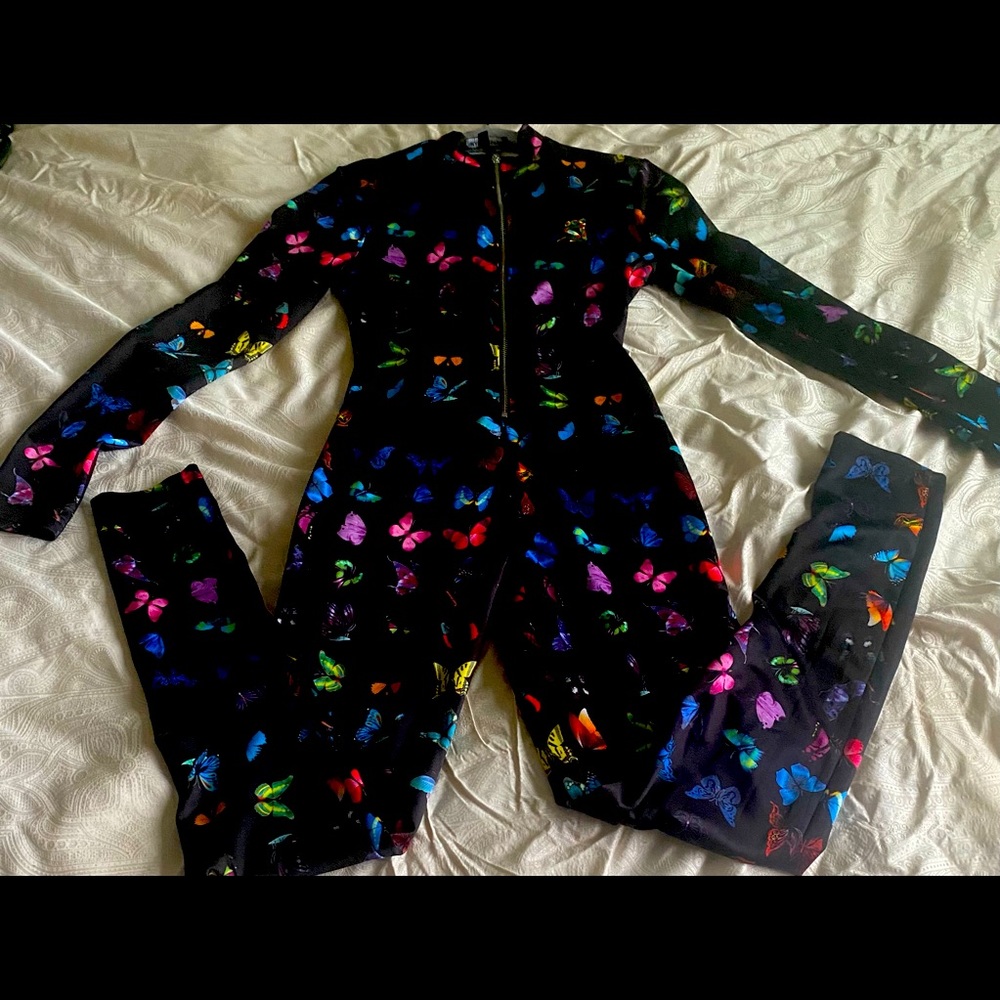 Shane Justin butterfly jumpsuit in size xlarge